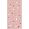 Little Dutch Pink Flowers Strandtuch 60x120 cm hellrosa