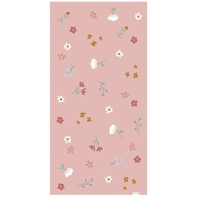 Little Dutch Pink Flowers Strandtuch 60x120 cm hellrosa