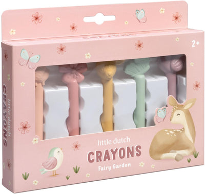 Bambolino Toys Little Dutch Wachsmalstifte Märchengarten