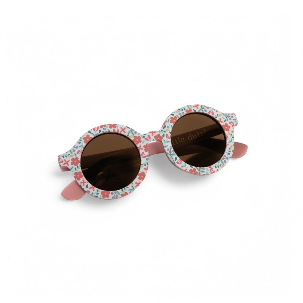 Kleine holländische Sonnenbrille mit runden Blumen.
