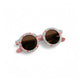 Kleine holländische Sonnenbrille mit runden Blumen.
