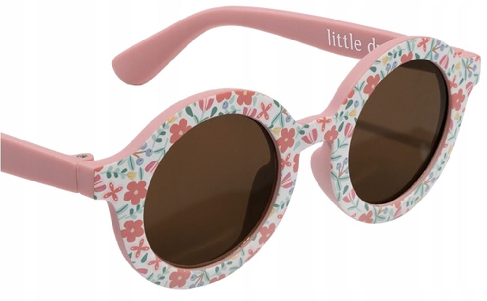Kleine holländische Sonnenbrille mit runden Blumen.