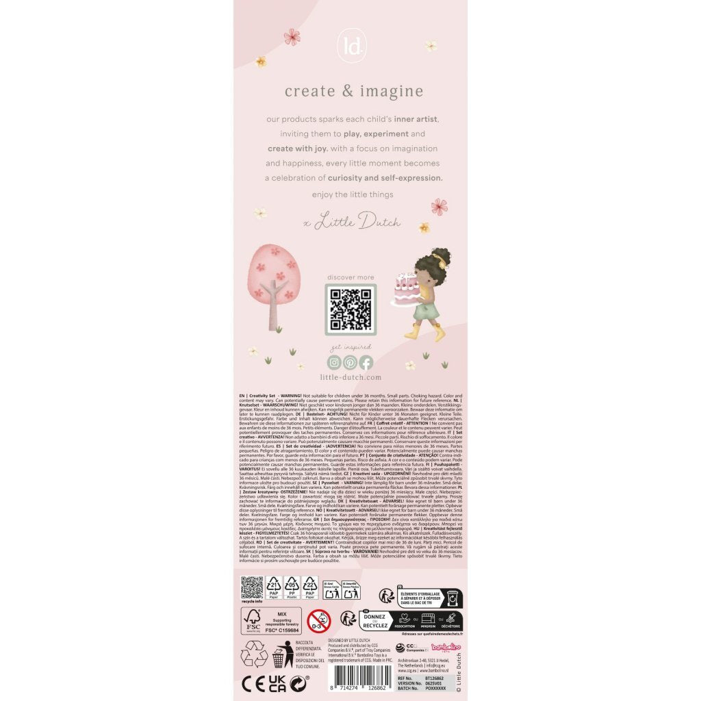 Little Dutch Rosa Kreativbox XL