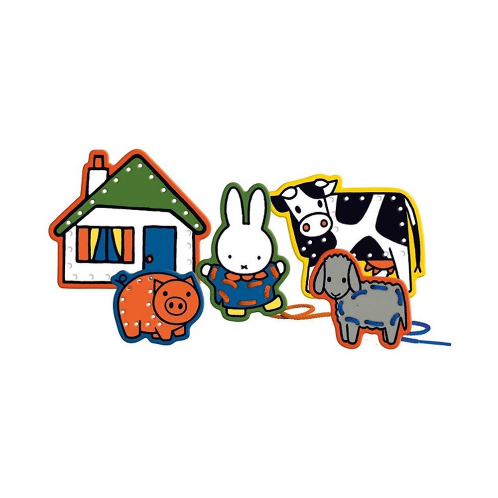 Miffy Threading Cards Farm