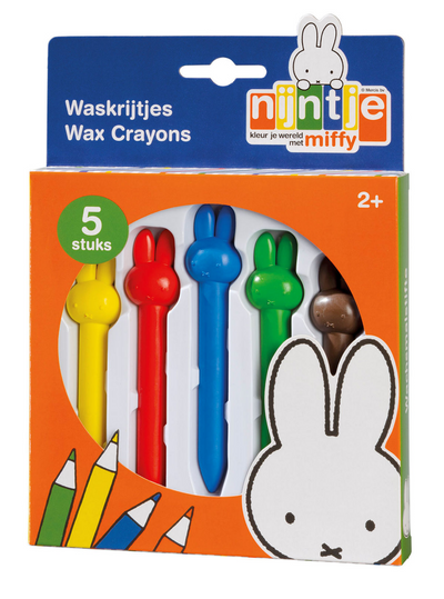 Miffy Wax Crayons, 5st.