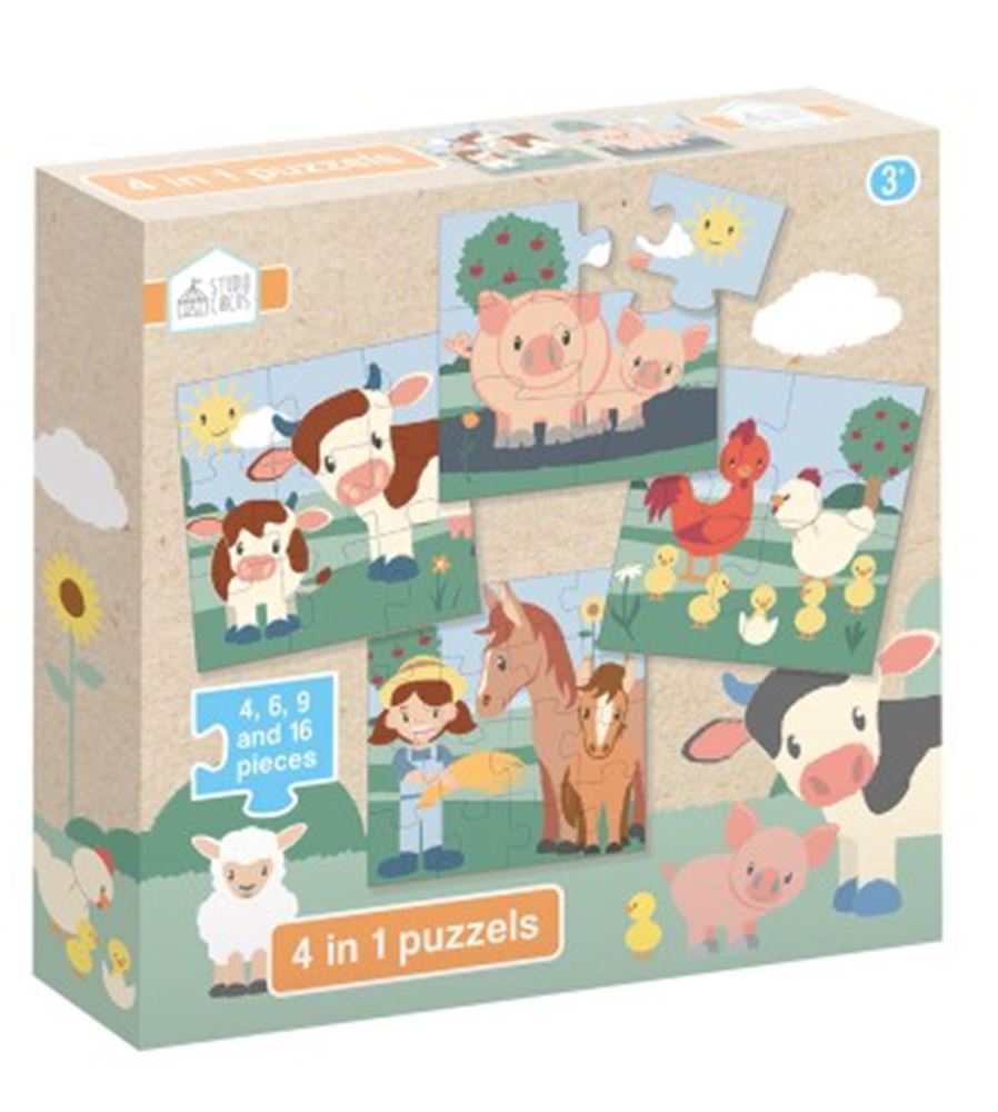 Studiozirkus 4 in 1 Puzzle. 3+