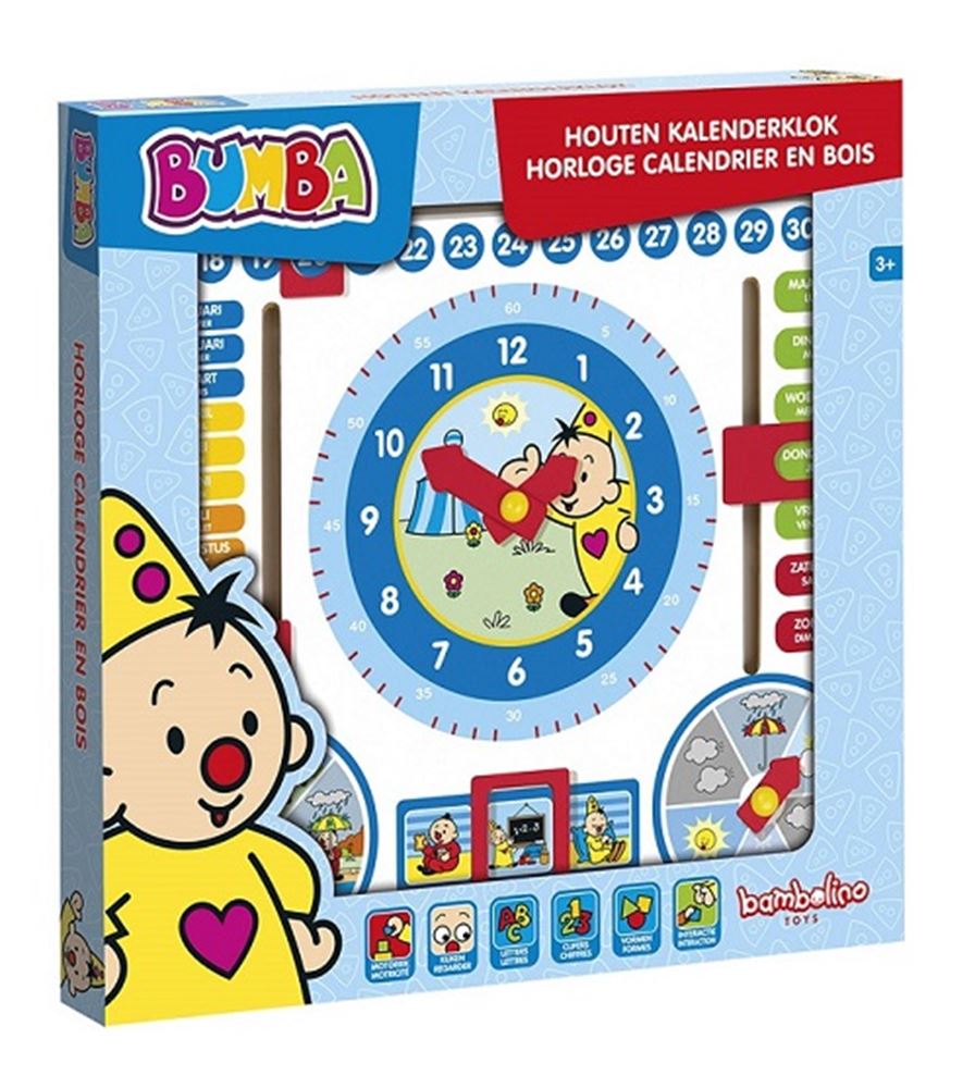 Bambino Toys Holzkalenderuhr