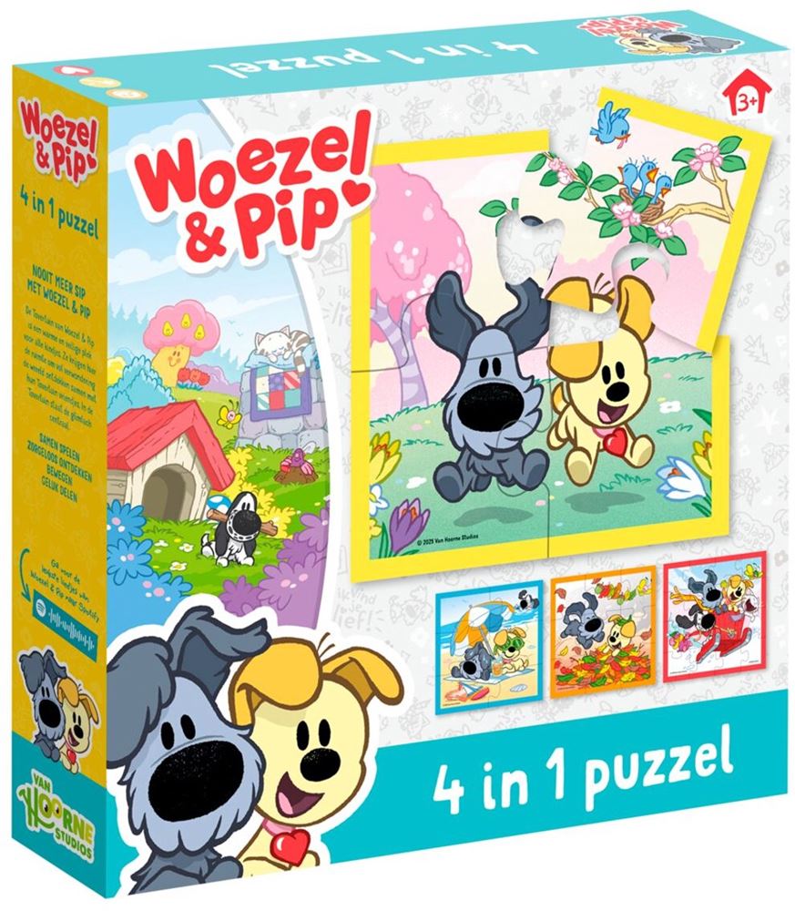 Bambelino Toys Woezel Pip 4-1 Puzzle