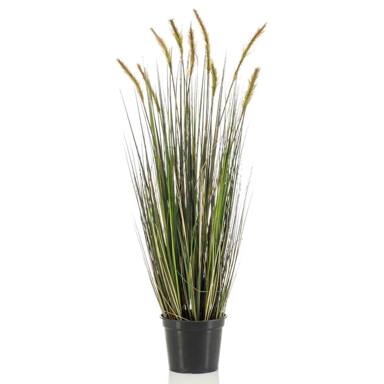 Smaragd Smard Künstliche Pflanze in Plastiktopf Fuchs Fuchs Schwanzgras Herbst 90 cm