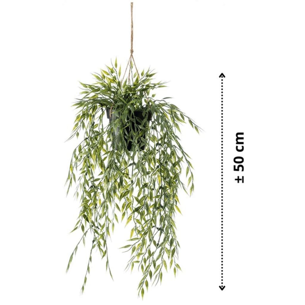 Smaragd Smaragdkunstpflanze hängt in Topfbambus 50 cm