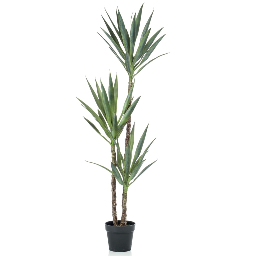 Emerald Smaragdkunstwerk in Topf Yucca 150 cm