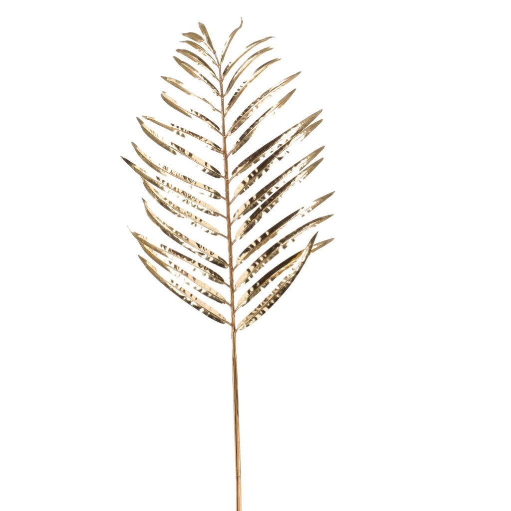 Grundlegende künstliche Blume Palmblatt Gold 85 cm