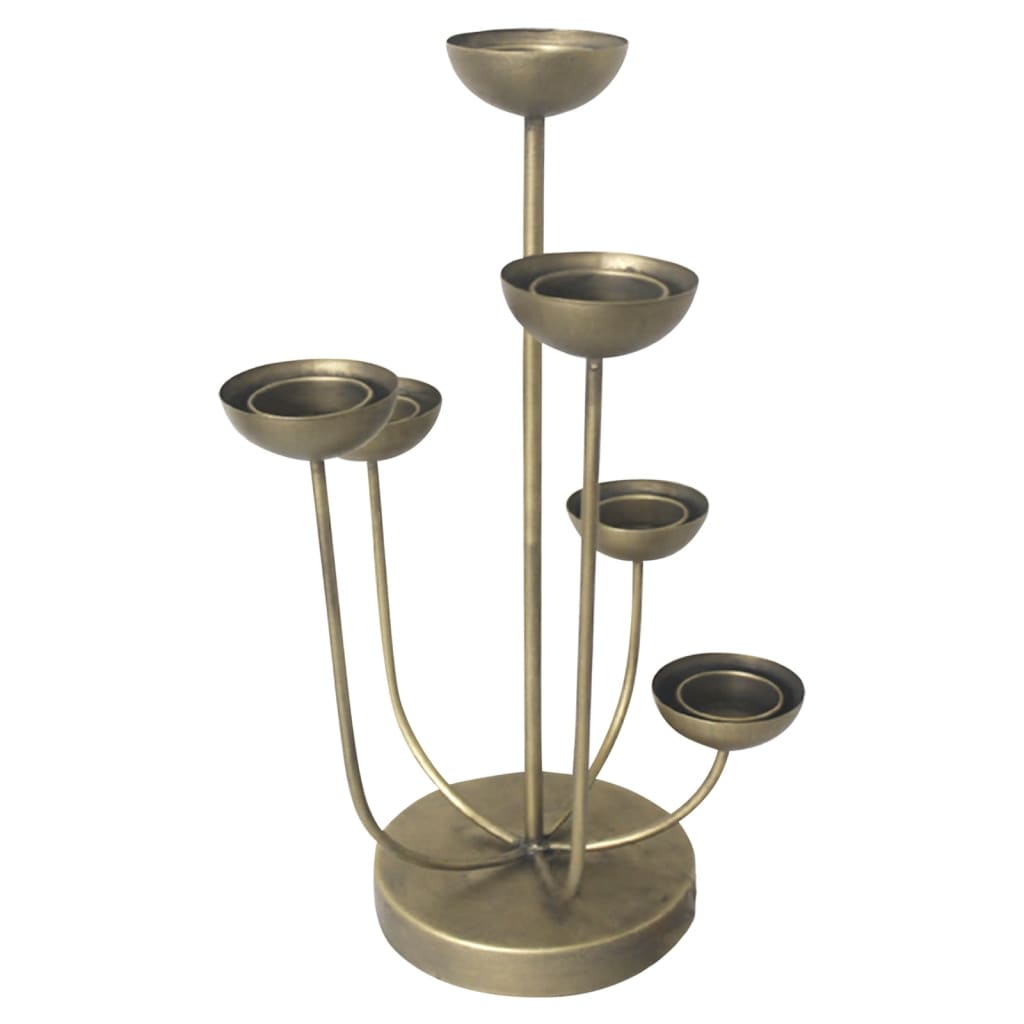 Lesli lebende Lesli lebende Kerze Standard Mira 45,5 cm Goldfarbe