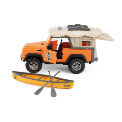 Animal World Jeep und Kano mit Licht und Klang