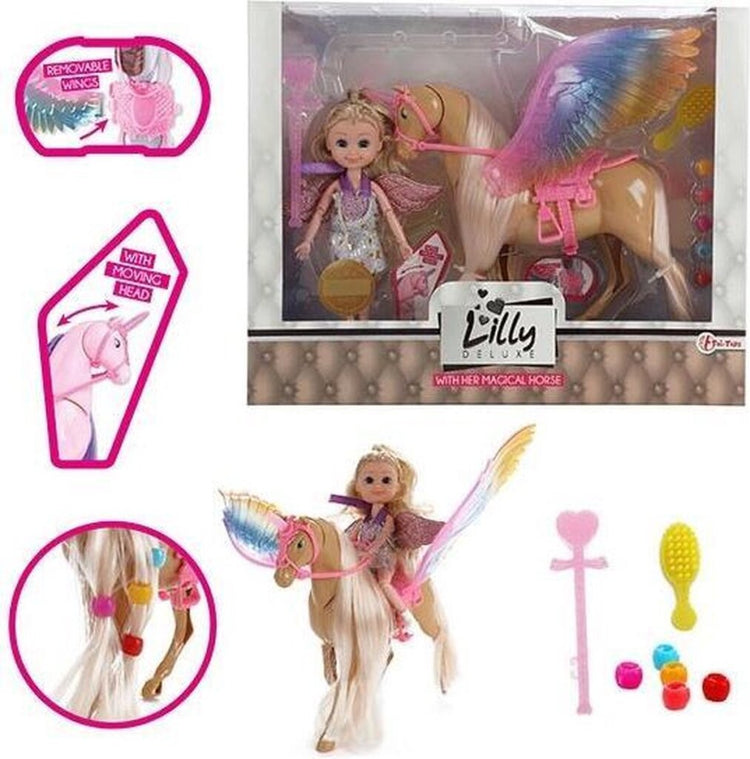 Lilly Lilly Teen Pop 15 cm mit beweglicher Einhorn Lauren