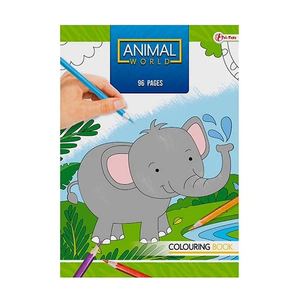 Animal World Animal World Färben wilde Tiere 96 Seiten