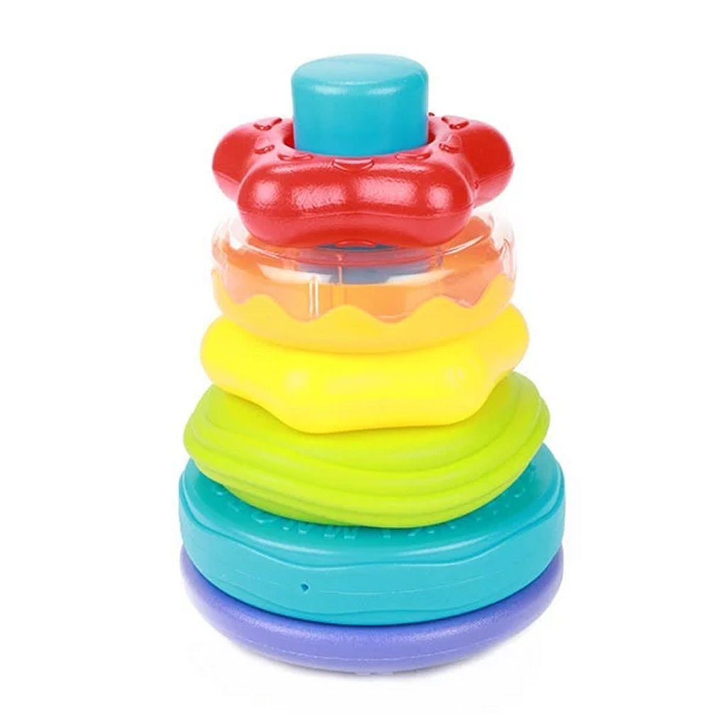 Kleine Sterne kleiner Stapelturm mit Rassel