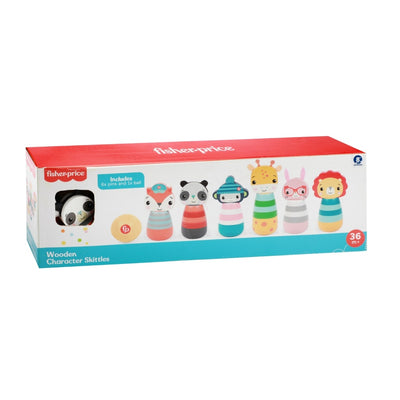 Fisher Price Holz Bowling Set Tiere