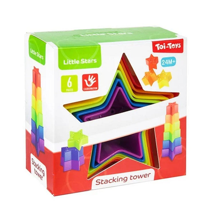 Kleine Sterne Little Stack Tower Ster 6-Stück
