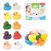 Toi-toys Badeente coole Farben Netz a 10 Stk