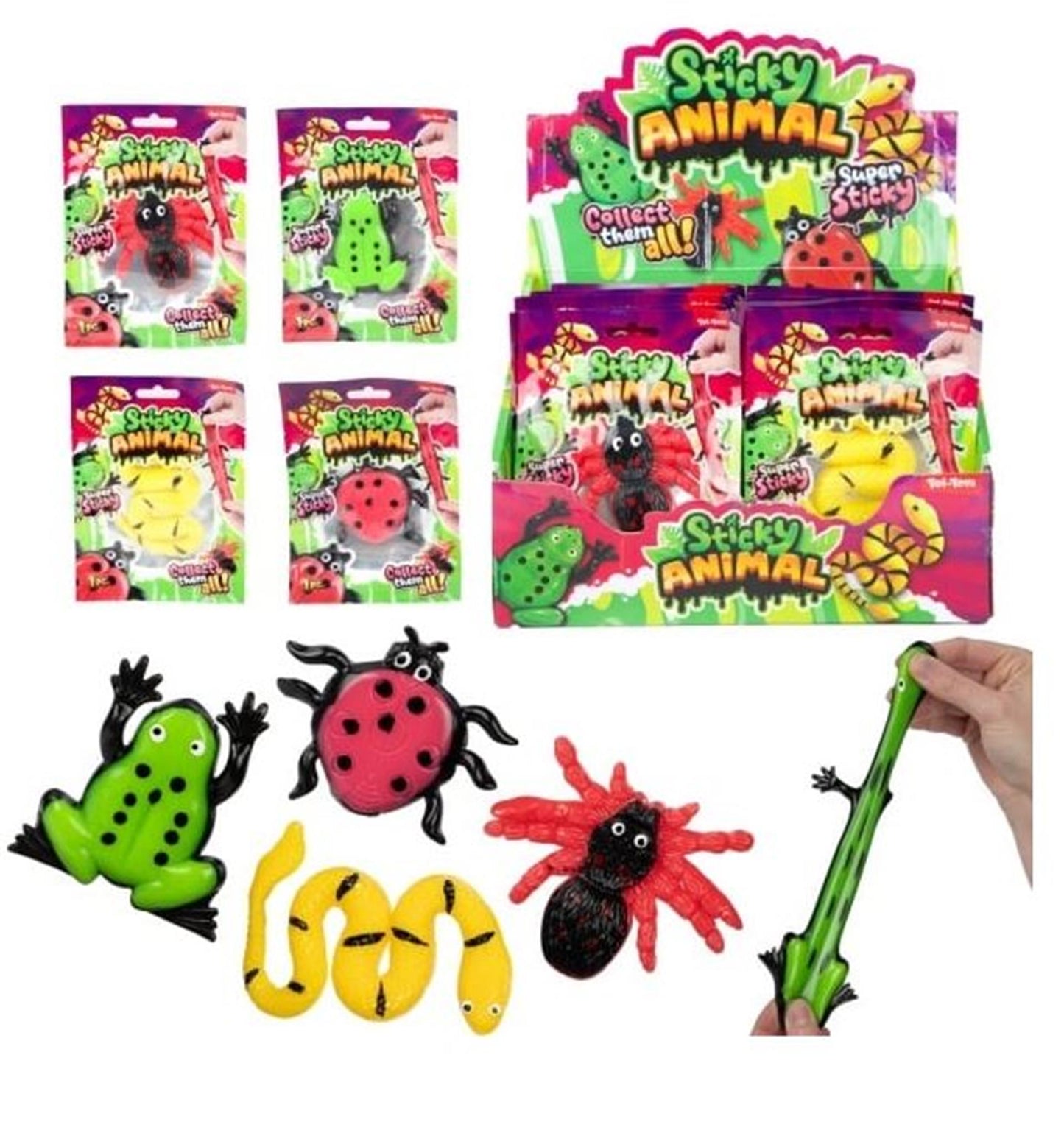 Toi-toys dehnbares, klebriges Insekt