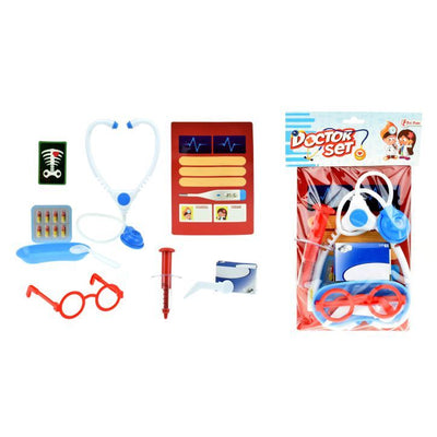 Arzt Arzt Set mit Stethoskop Spritze und Zubehör