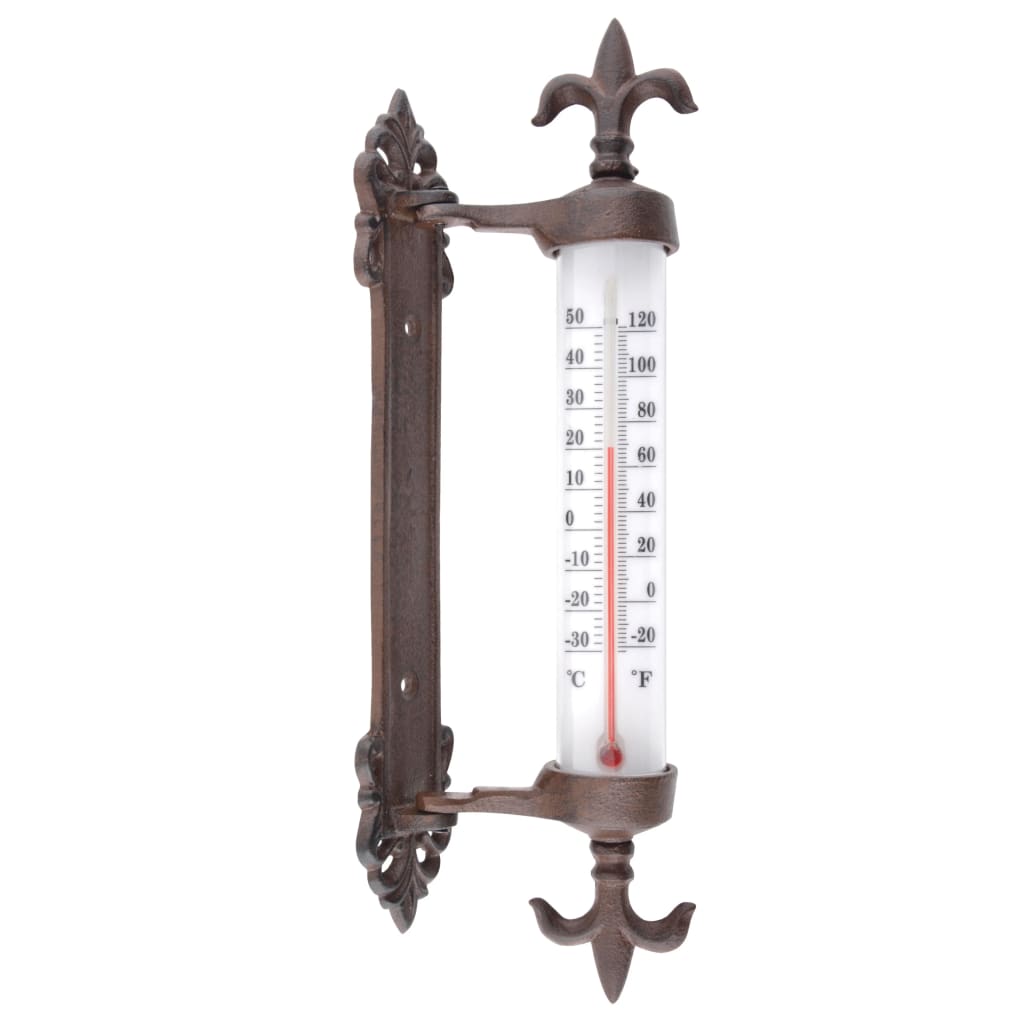 Esschert Design Esschert Design Fensterrahmen Thermometer Gusseisen
