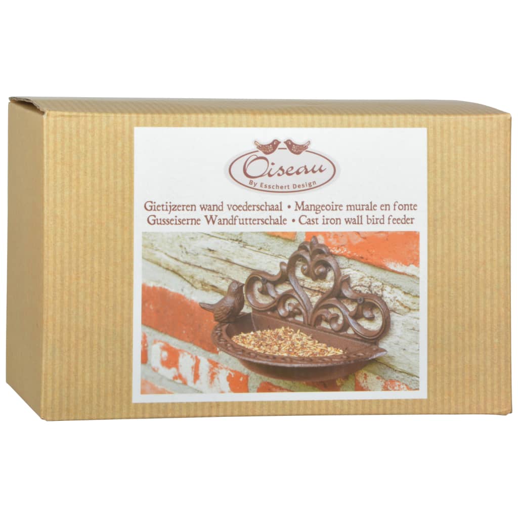 EsssCert Design Esschert Design Bird Feed Box Gusseisen braun BR26