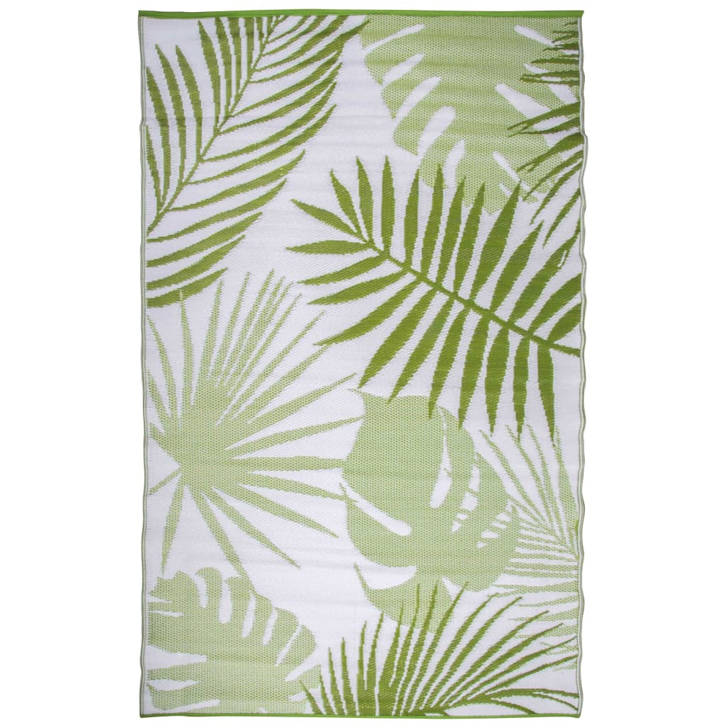 EsssCert Design Esschert Design Outdoor Teppich 241x152 cm Dschungelblätter OC22