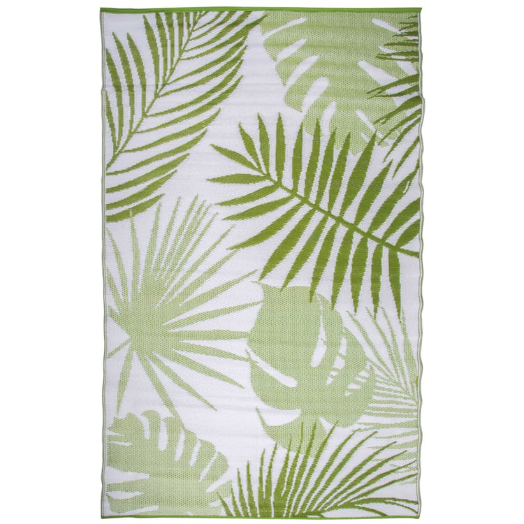 EsssCert Design Esschert Design Outdoor Teppich 241x152 cm Dschungelblätter OC22