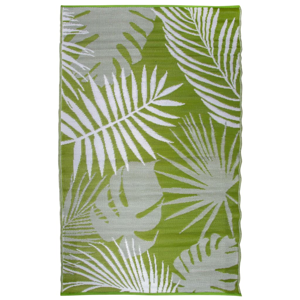 EsssCert Design Esschert Design Outdoor Teppich 241x152 cm Dschungelblätter OC22