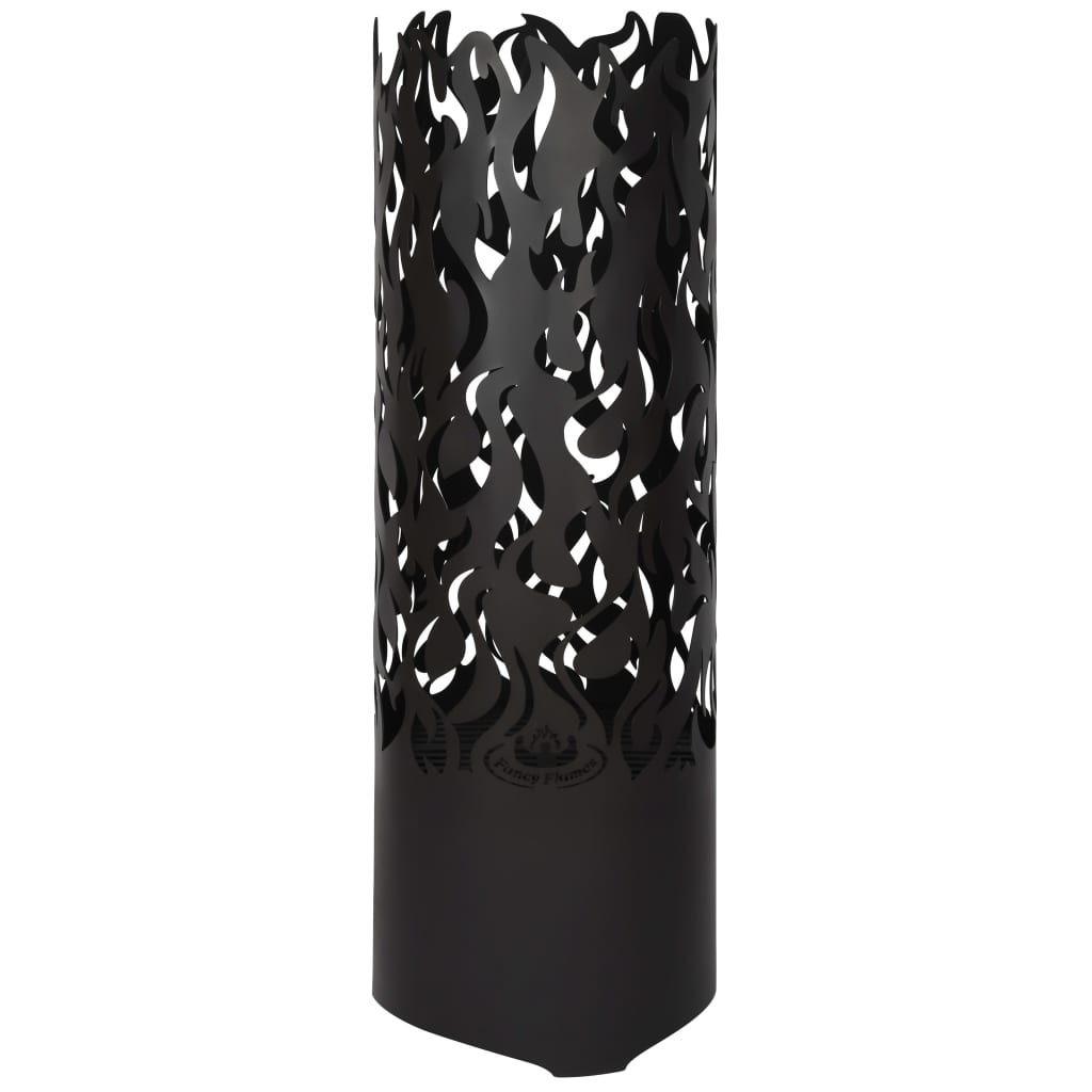 EsssCert Design Esschert Design Fire Flames Carbon Steel Schwarz FF408