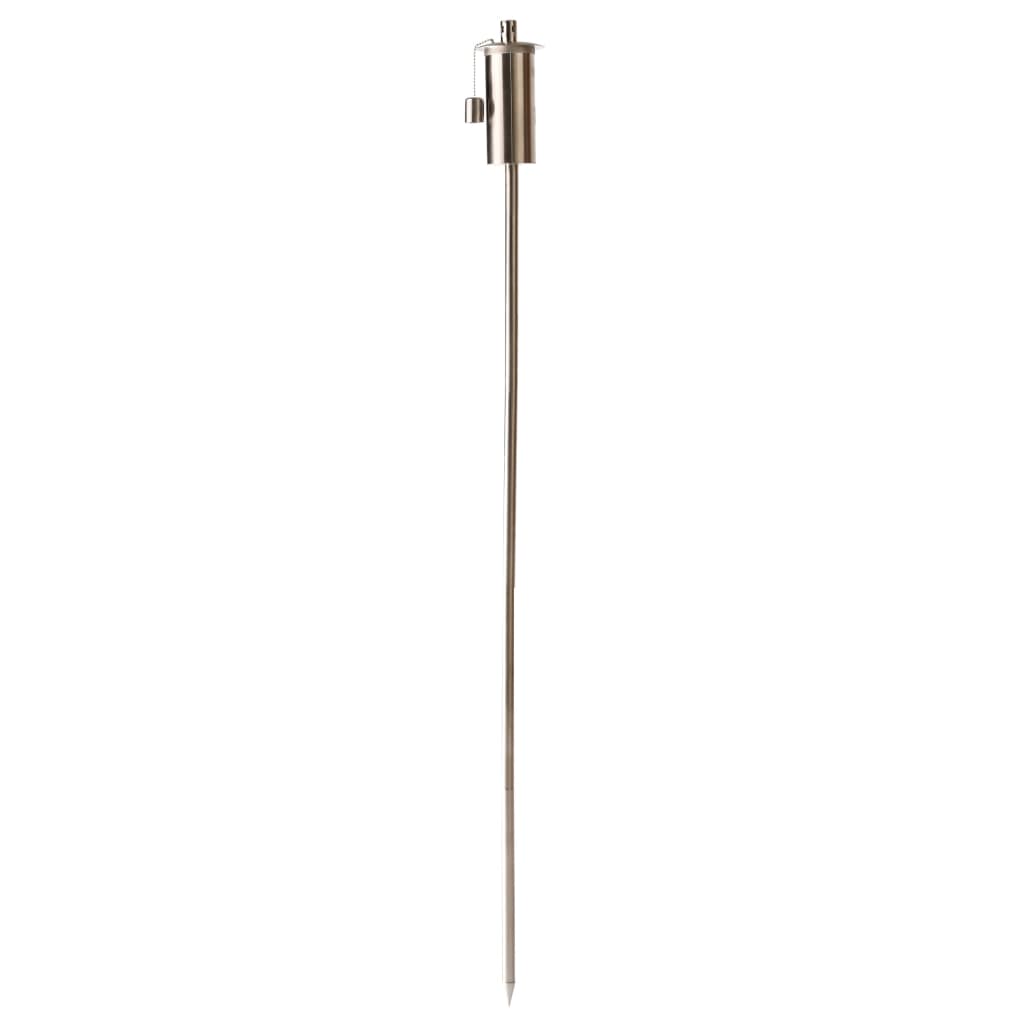 Esschert Design Esschert Design Oliefakkel auf Pole Edelstahl