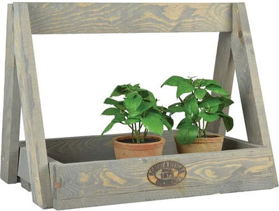 EsssCert Design Esschert Design Holzpflanzestange 29x39.2x28,9 cm Grau