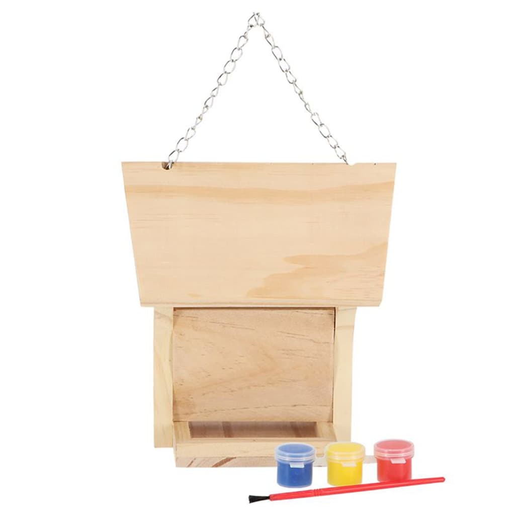 EsssCert Design Esschert Design Bird Feed Box Do-it-yourself mit Farbe