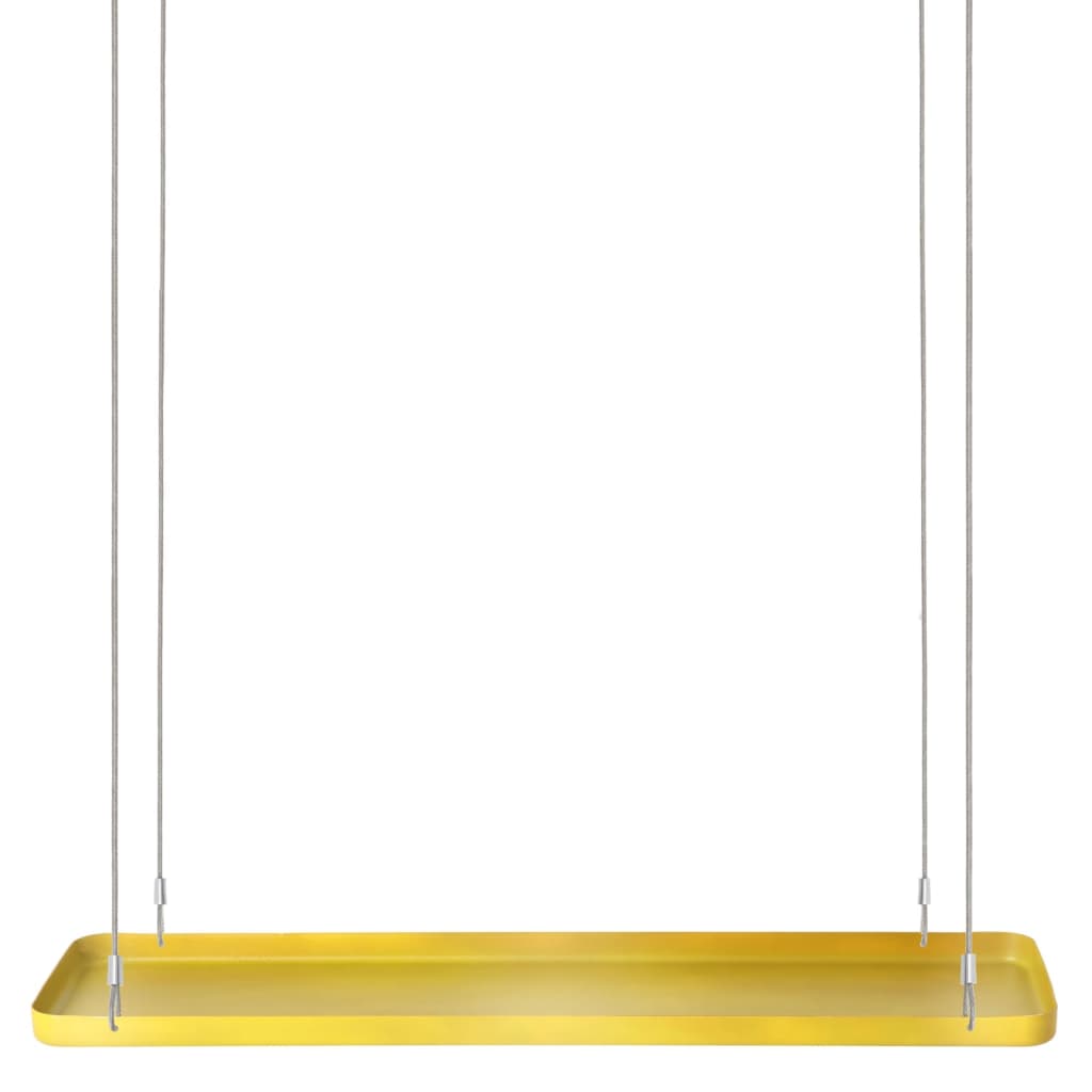 Esschert Design Esschert Design Pflanze Blad hängen rechteckig l Goldfarbe