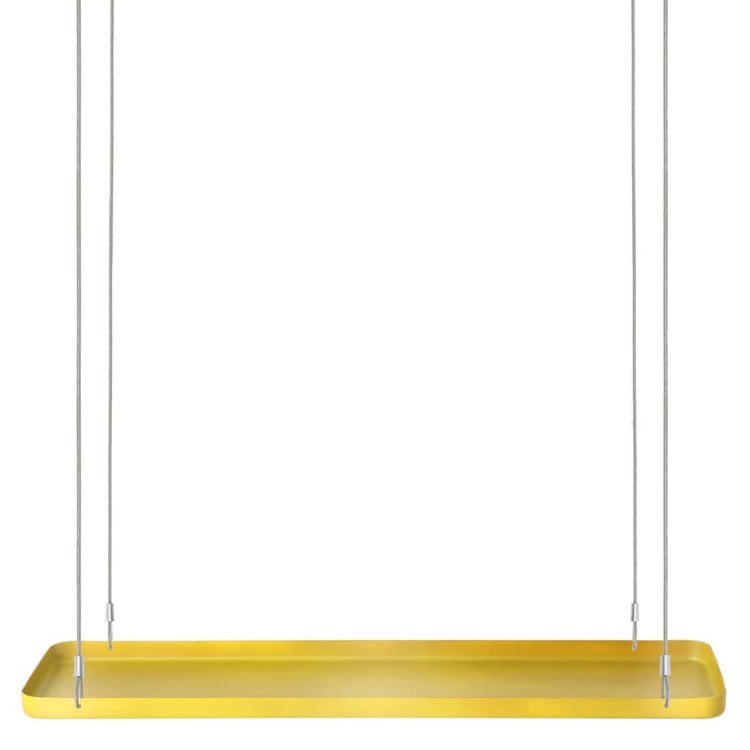 Esschert Design Esschert Design Pflanze Blad hängen rechteckig l Goldfarbe