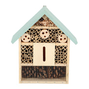 EsssCert Design Esschert Design Holz Insekten Hotel 10x24x29 cm Natural Mint Green - afbeelding 1