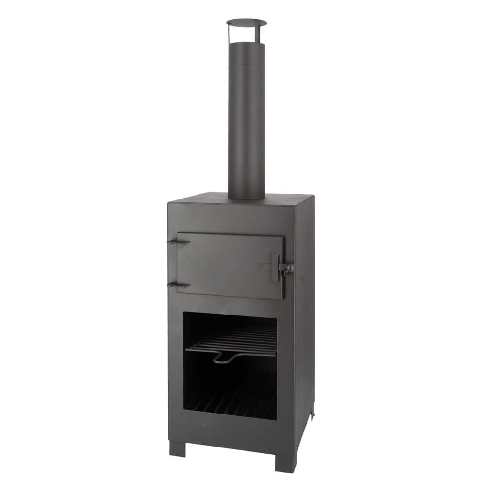 Esschert Design Esschert Design Terrasse Herd mit Pizzaofen Schwarz