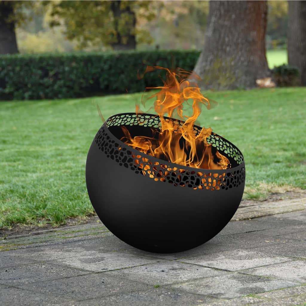 Esschert Design Esschert Design Kamin -Spot -hapted Speckles schwarz