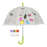 Esschert Design Color Paraplu Farm Diere + 9 Marker - afbeelding 1