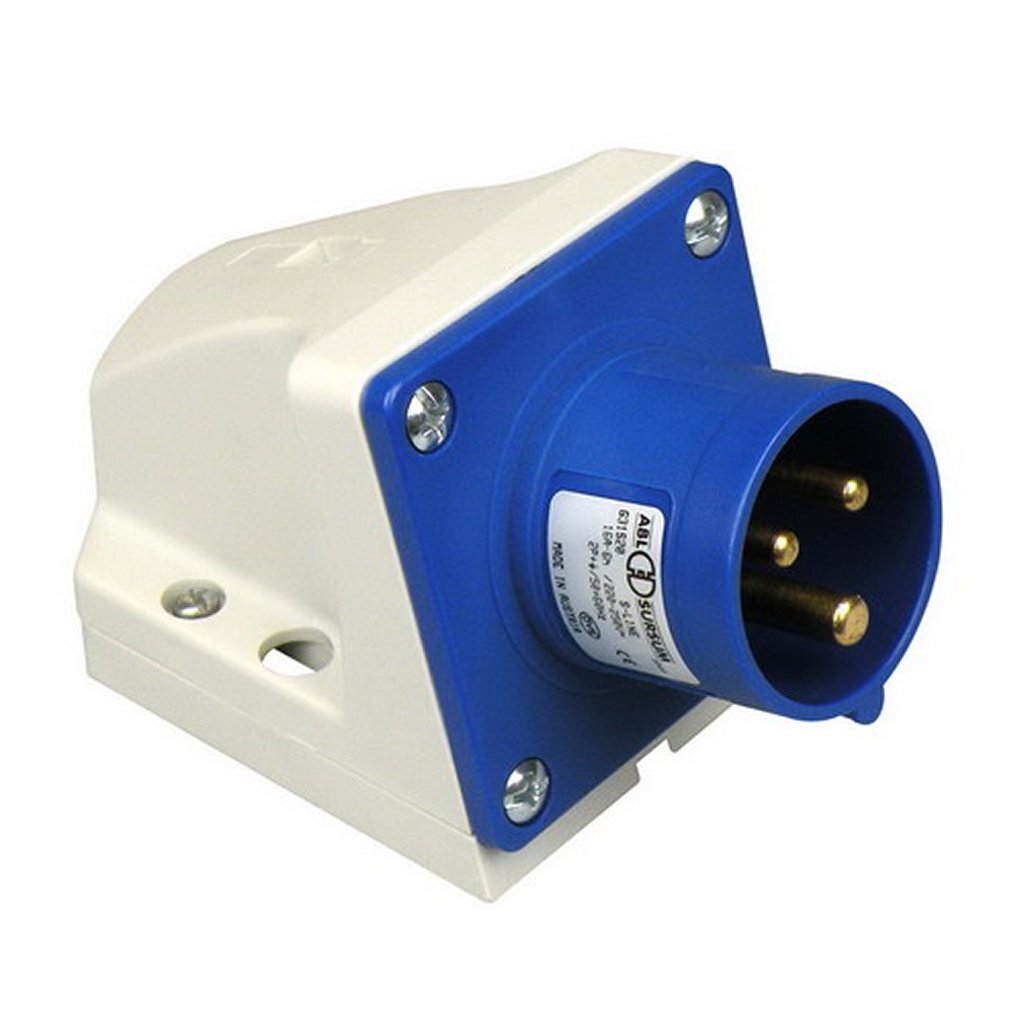 ABL ABL CEE WCD Oberflächenmontierte Stecker 3-poly graublau
