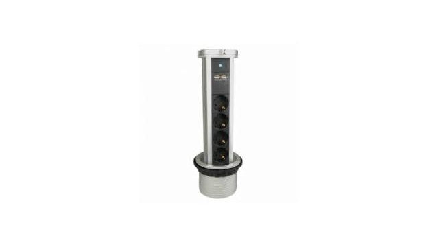 VB VB 61075 Schook Boss zur Installation in Tabletop + 2 x USB
