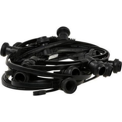 Basic Simply Design P10 wasserdichtes Schutzkabel mit 15 Ausstattungen 10 m schwarz