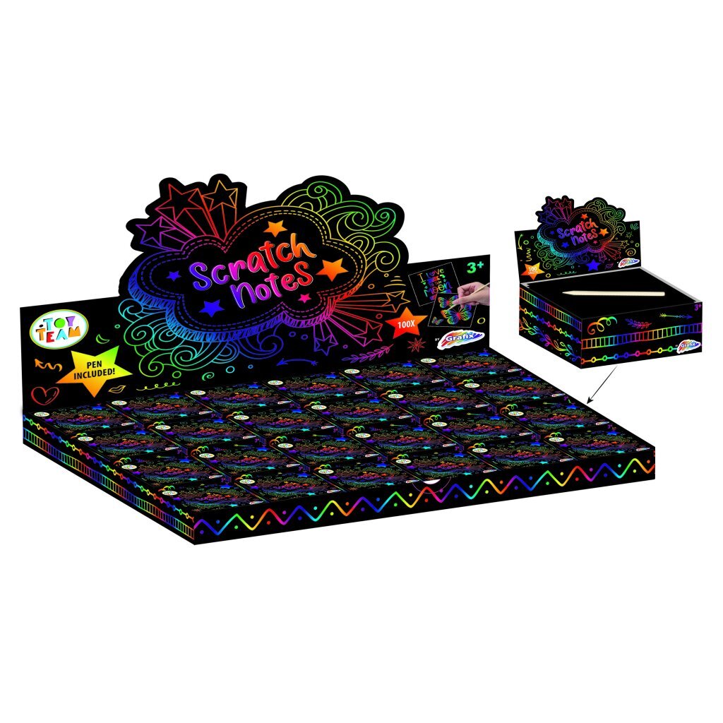 Grafix Magic Scratch Paws, 100 Blätter