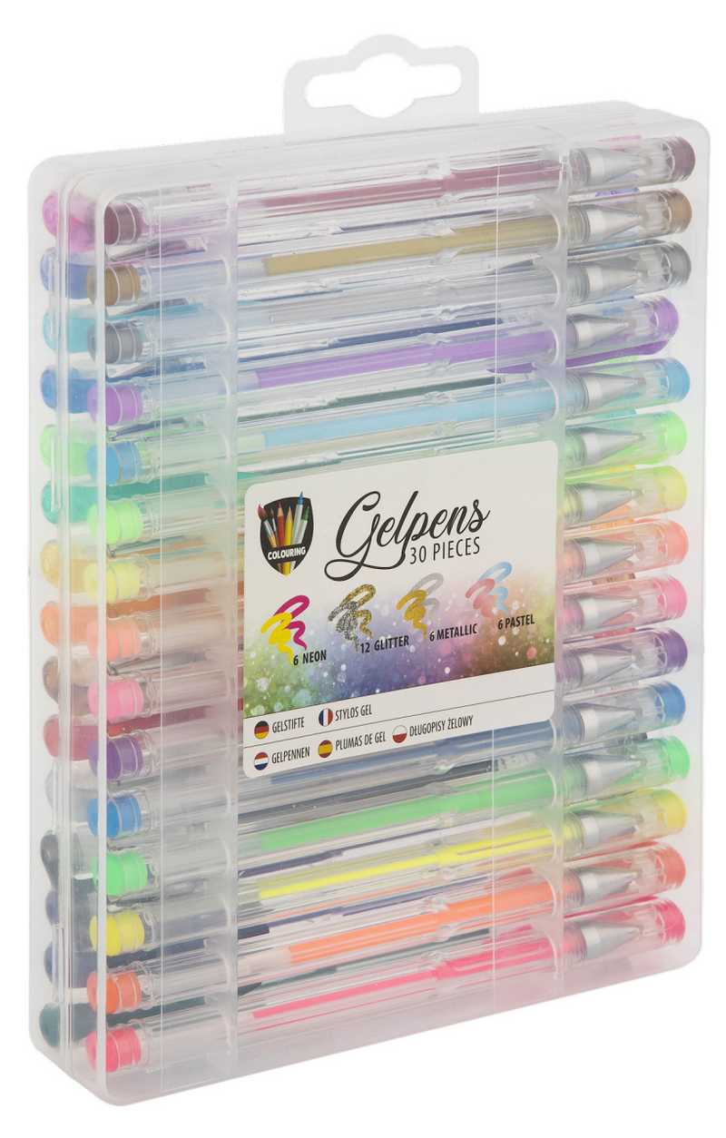 Kreative Craft Group Gel Pens Storage Box, 30.