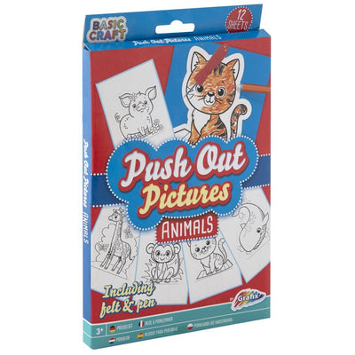 Bongers Spielzeugstichblock mit 12 Karten Filz und Stift, in Box (1 Stück) Assorti