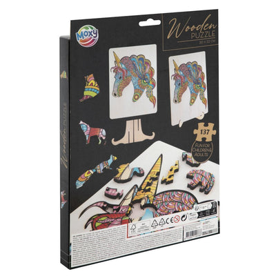Kreative Handwerksgruppe Holz Jegin Puzzle Unicorn, 137st.