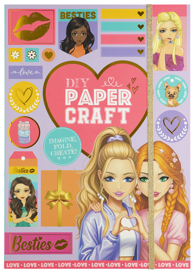 Besties-Bastelbuch mit Aufklebern, A4, 32 Seiten