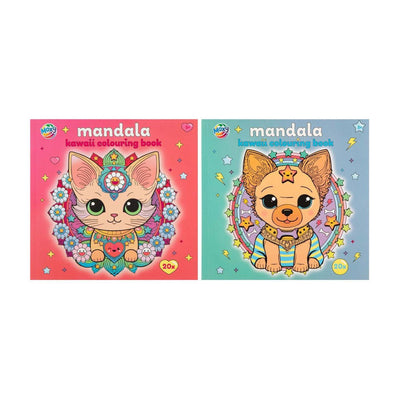 Kreatives Bastelgruppen-Moxy-Malbuch Mandala Kawaii 20 St